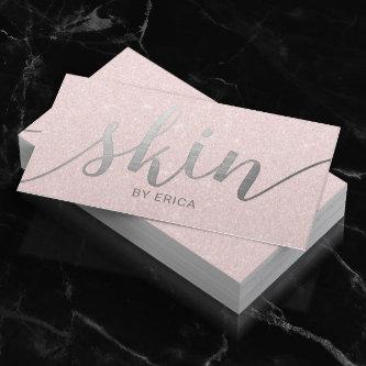 Skincare Salon Spa Esthetician Elegant Blush Pink