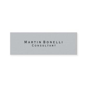 Skinny Grey Minimalist Consultant