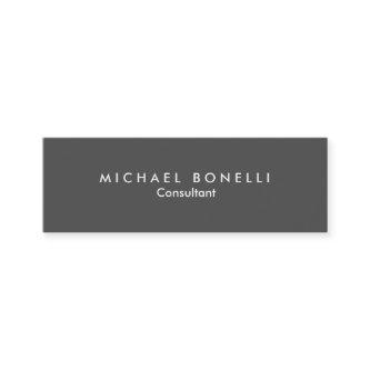 Skinny Grey Minimalist Plain