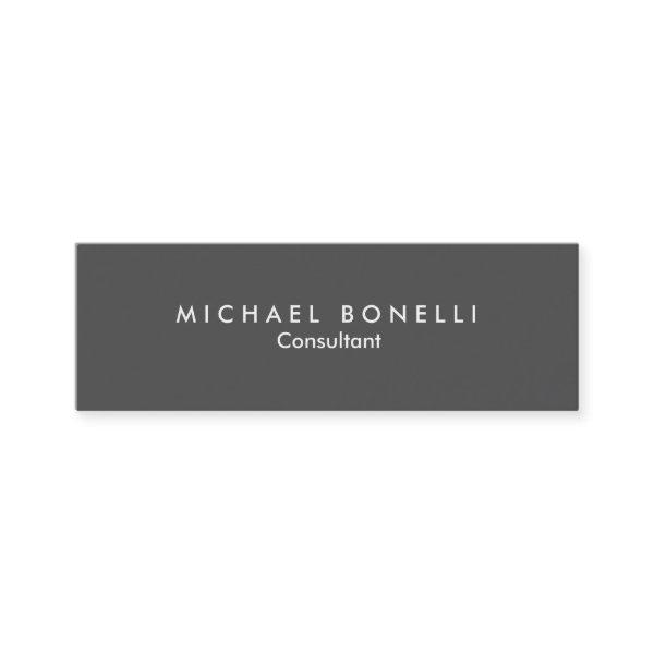 Skinny Grey Minimalist Plain