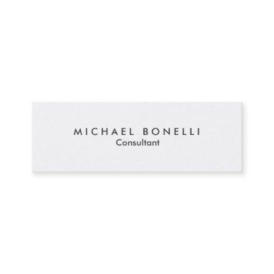Skinny Modern Minimalist Consultant