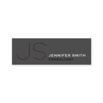 Skinny Monogram Consultant Dark Grey