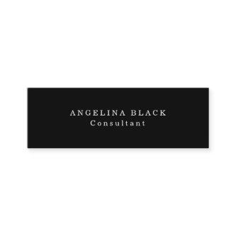 Skinny Plain Black & White Professional Creative Mini