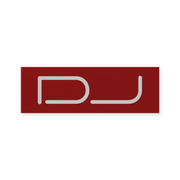 Skinny Plain DJ Stylish Red Background Modern Mini