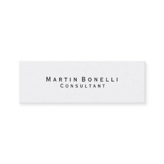 Skinny Simple Minimalist Consultant