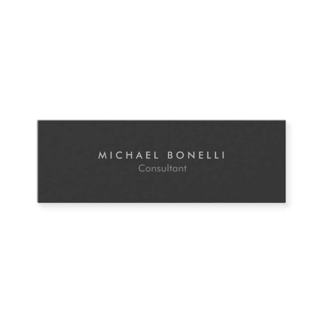 Skinny Slim Plain Grey Minimalist