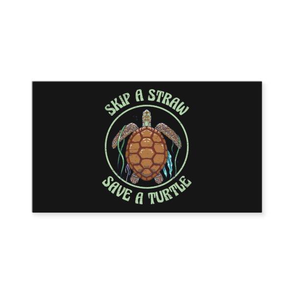 Skip A Straw Save A Turtle Sea Creatures Shell Lov