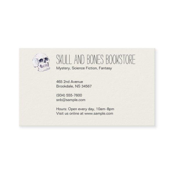 Skull and Crossbones Ivory White