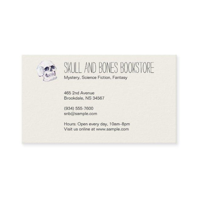 Skull and Crossbones Ivory White