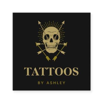 Skull & Arrows Gothic Tattoo Artist Social Media Square