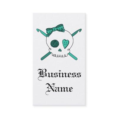 Skull & Crochet Hooks (Turquoise)