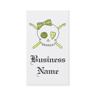 Skull & Crochet Hooks (Yellow)