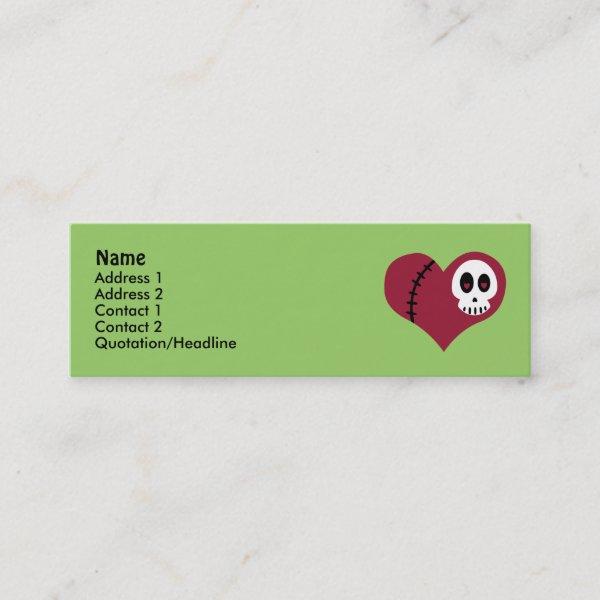 Skull Heart Profile Cards