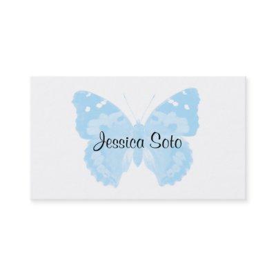 Sky Blue Butterfly Personalized