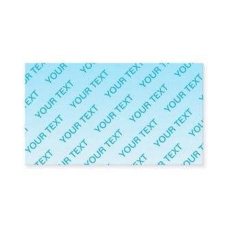 Sky Blue (changeable color!) Ombre & Text Pattern