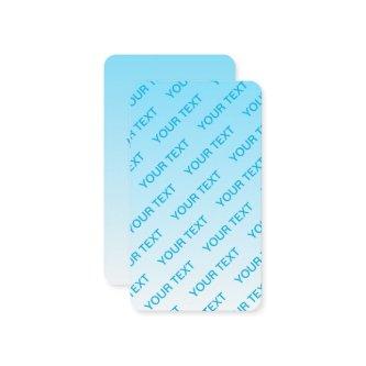 Sky Blue (changeable color!) Ombre & Text Pattern Enclosure Card