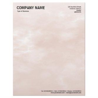 Sky Texture 01 Light Brown Letterhead