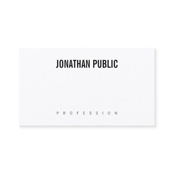 Sleek B&W Modern Design Professional Elegant Plain