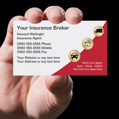 Sleek Modern Insurance Broker