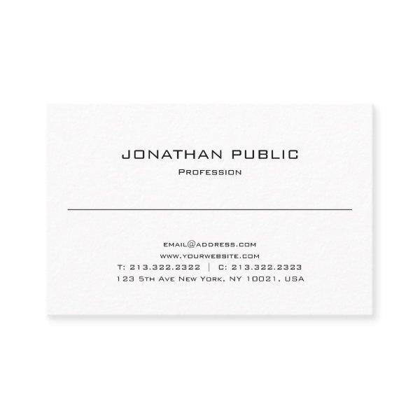 Sleek Plain Modern Elegant Design Professional