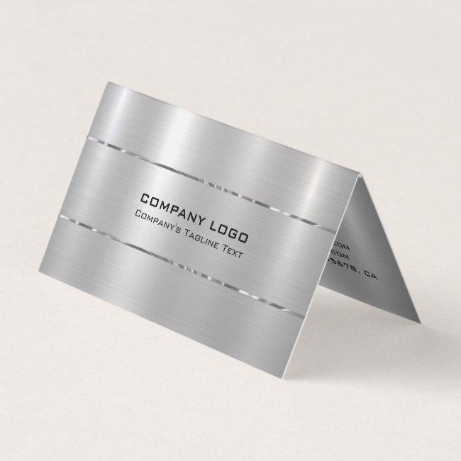 Slick silver background