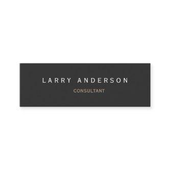 Slim Double-sided Grey Consultant