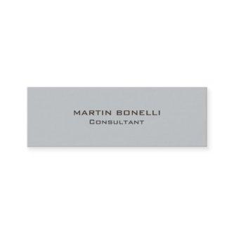 Slim Grey Plain Exclusive Mini