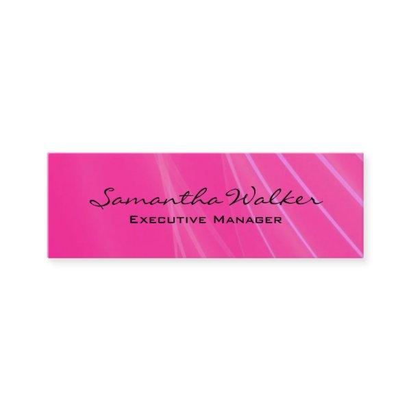 Slim Handwriting Modern Trendy Pink Feminine Mini