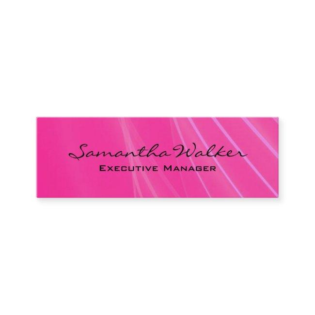 Slim Handwriting Modern Trendy Pink Feminine Mini