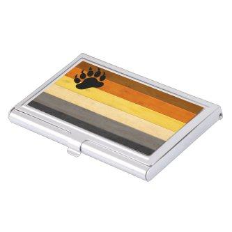 SlipperyJoe's Bear Pride flag wooden floor texture  Case