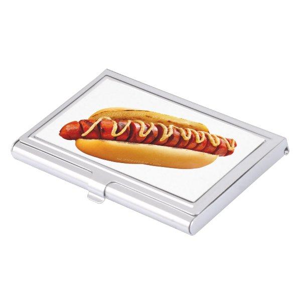 SlipperyJoe's hot dog nestled soft bun vibrant yel  Case