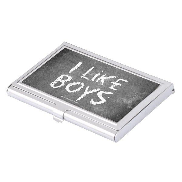 SlipperyJoe's I like boys dirty chalkboard writing  Case