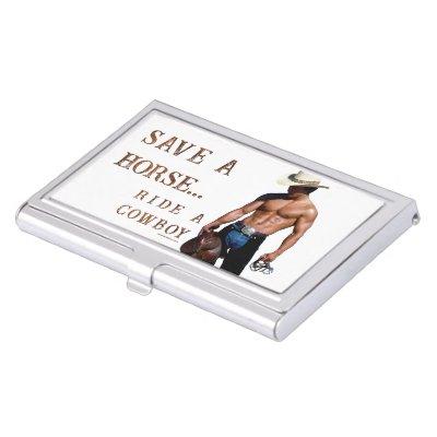 SlipperyJoe's Save a horse Ride A Cowboy hat muscu  Case