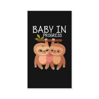 Sloth Pregnancy Announcement Couple Humor