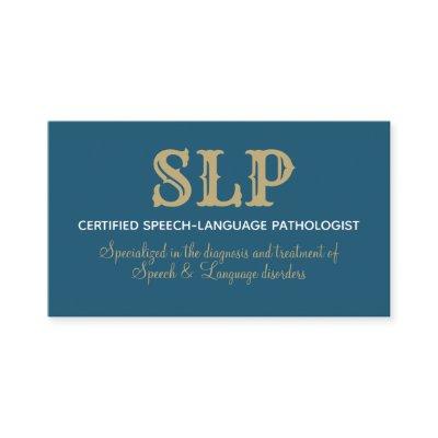 SLP  serving tots to teens