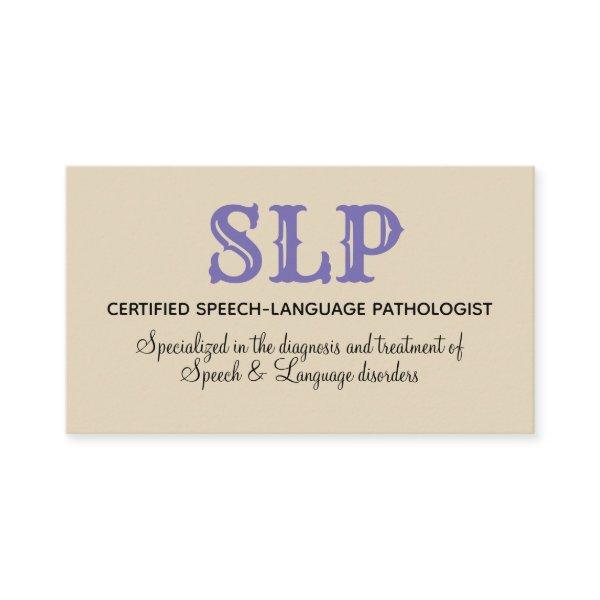SLP custom