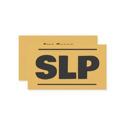 SLP Speech Pathologist