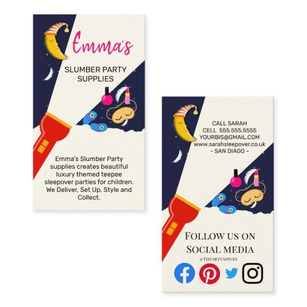 slumber party teepee hire sleep night nanny moon