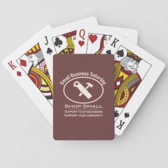 Small Business Saturday Hardware (white) Playing Cards