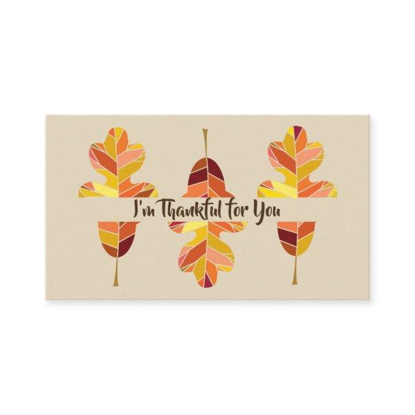 Small Custom Thankful for You Notes w Bible Verse
