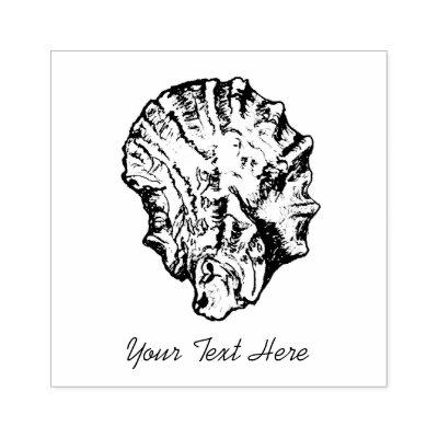Small Oyster Napkin Stamp