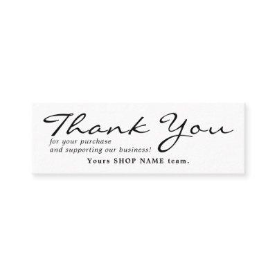 Small Thank you for order  Mini