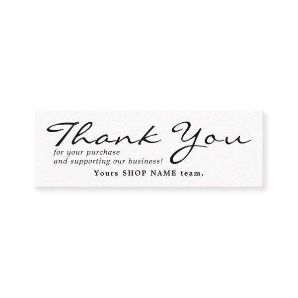 Small Thank you for order  Mini