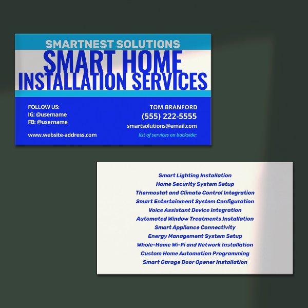 Smart Home Installation Services