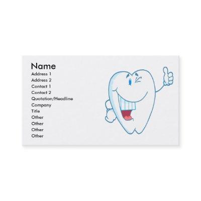Smiling Clean Tooth Cartoon Character Thumbs Up.ai