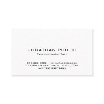 Smooth Plain Elegant Minimalist Classic Design