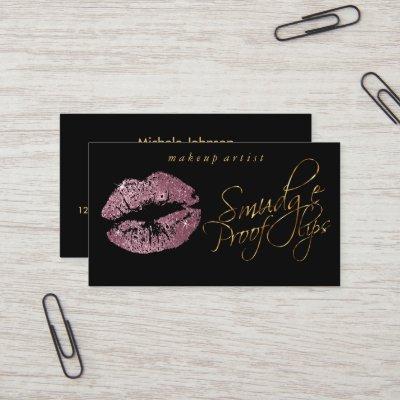 Smudge Proof Lips -Pink Rose and Elegant Gold