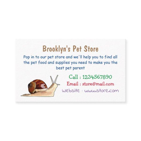 Snail cartoon illustration