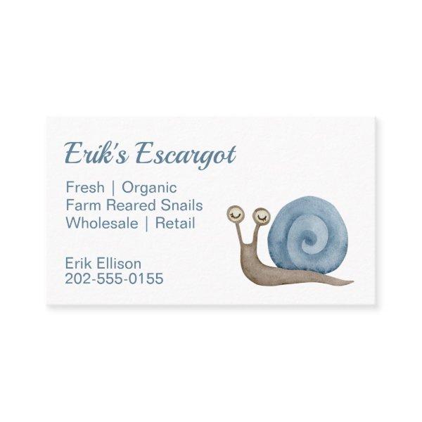Snail Farming Heliciculture Watercolor