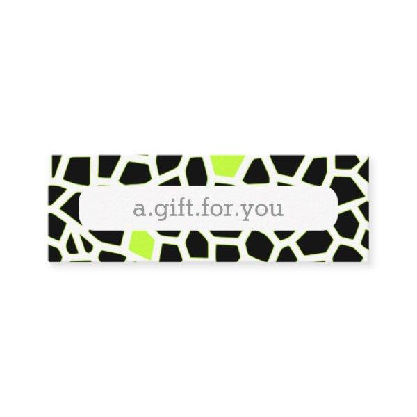 Snake Skin Gray Green Mosaic Pattern Discount Gift Mini